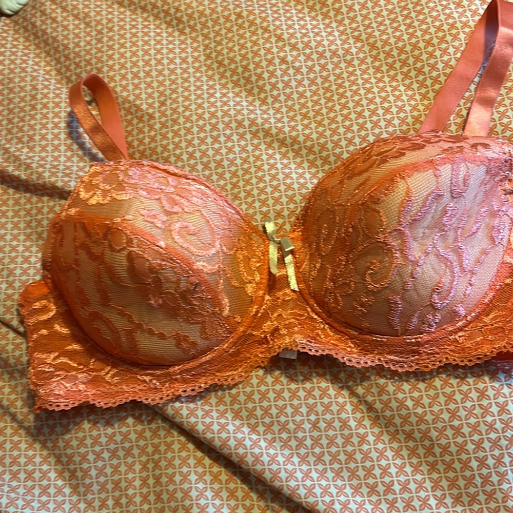 Pink Lace Bra